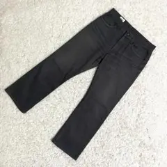 日本製❗️ストレッチ素材【タケオキクチ】メンズデニム テーパードパンツ L