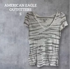 AMERICAN EAGLE OUTFITTERS Vネック半袖Tシャツ 【S】