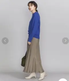 新品未使用 BY ヴィンテージライクマーメイドフレアマキシスカート