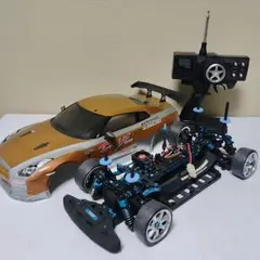 タミヤ M05PROブルーメッキバージョン新古品オプションパーツ満載