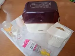 Combi 哺乳瓶消毒ケースと哺乳瓶3本セット