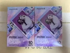 FUJIFILM instax mini パステルギャラクシー 10枚2個セット