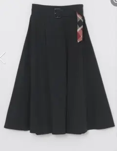 新品】ブルーレーベルクレストブリッジ スカート 38M 青 バーバリー