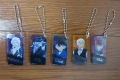 名探偵コナン・アクリル板キーホルダー・中古品５点セット販売。