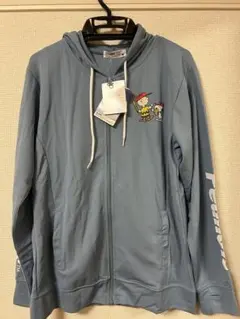 PEANUTS ブルーグレー パーカー M