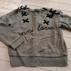 jenni love キッズ 長袖トレーナー カーキ