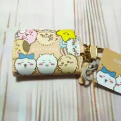 ちいかわ キーケース 集合 スマートキーケース うさぎ ハチワレ モモンガ