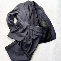 Kent Ave ロロピアーナ　スーツ　セットアップ　グレー　ストライプ　Mのサムネイル