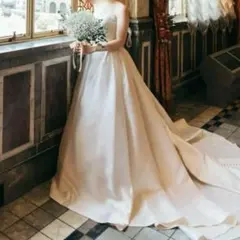 Aライン ウェディングドレス アイボリー フォトウェディング 前撮り