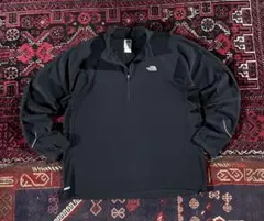 The North Face ハーフジップ フリースジャケット ブラック XL