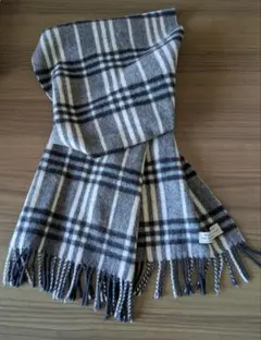 BURBERRY 100%カシミヤ マフラー チェック柄
