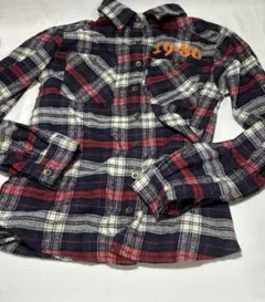 長袖シャツ　チェック