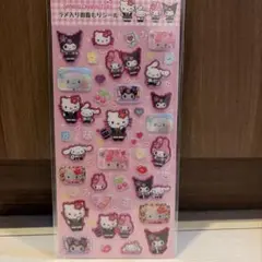 サンリオキャラクターズ ラメ入り樹脂もりシール