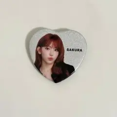 LESSERAFIM ルセラフィム 東京ドーム ハート缶バッジ サクラ