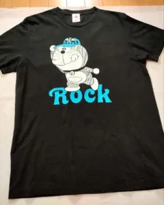 rockin'star　ドラえもん　半袖Tシャツ 　Mサイズ 黒　レア品のサムネイル