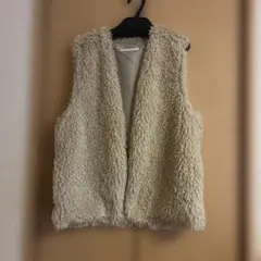 JEANSFACTORYCLOTHES ボアベスト ベージュ