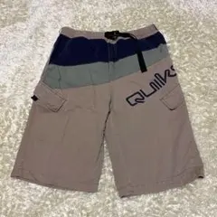 Quiksilver 5ポケットショートカーゴパンツ ベージュ/ネイビー/グレーのサムネイル