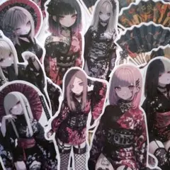 賭ケグルイ 蛇喰夢子 他キャラクター ステッカー 12枚セット - メルカリ