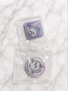 ちいかわ くら寿司 モモンガ 缶バッジ マグネット 2点セット