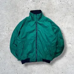 90s古着ナイロンジャケットウォームアップジャケット裏フリースM
