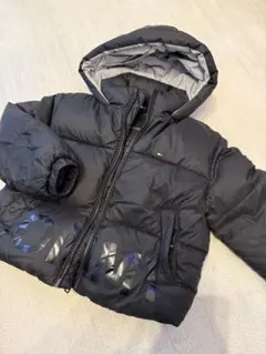 TOMMY HILFIGER ブラックダウンコート 100cm