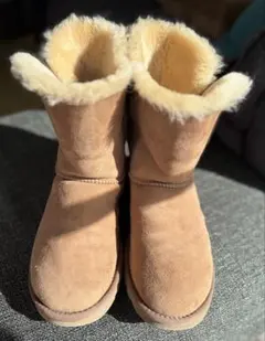 UGG ムートンブーツ ベイリーボタン キャメル　26cm