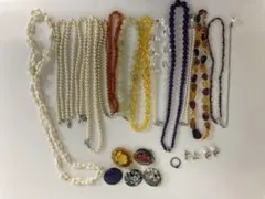 遺品整理 生前整理 アクセサリーまとめ売り ブローチ ネックレス 指輪 など