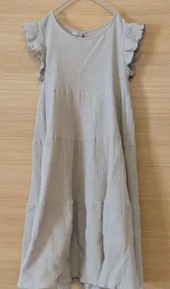 ノースリーブワンピース グレー 140