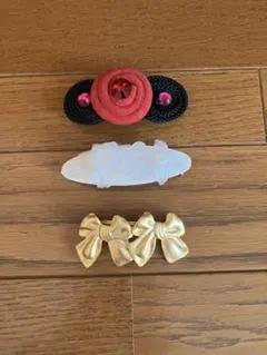 ⭐️美品⭐️ ヘアクリップ バレッタ　まとめ売り　3個セット　おまけ付き