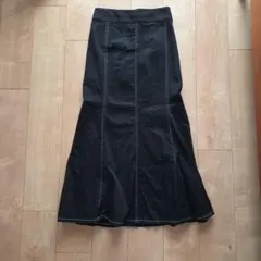 GU マーメードデニムスカート　黒 Lサイズ