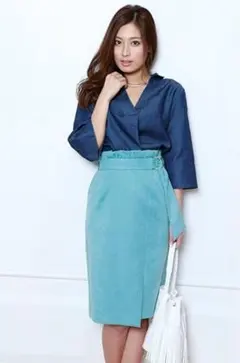 JUSGUTY ジャスグリッティー　ミントグリーン タイトスカート