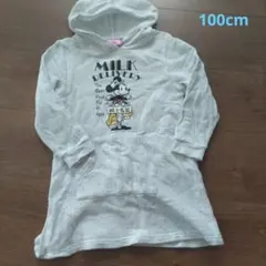 Disney ミッキーマウス フード付きワンピース 100cm