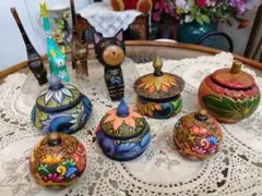 トルコ陶器 チャイカップセット - メルカリ