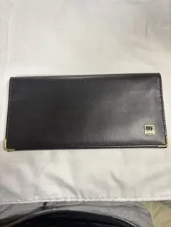 ダンヒル　ブラックレザー長財布