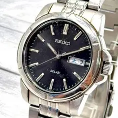SEIKO SOLAR 腕時計 デイデイト グレー V158-0AK0 m681 セイコー ソーラー デイデイト グレー V158-0AK0 稼働品 - メルカリ
