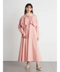 新品・未使用☆Supreme.La.La. バックリボントレンチコート ピンクM 