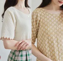 idem pocopoco cut and sew tops トップス 2枚のサムネイル