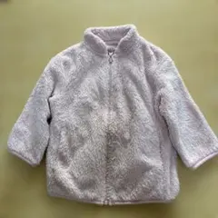 薄いピンク フリースアウター　ユニクロ　80