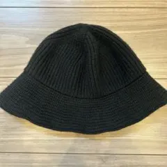 MOUSSY ニットバケットハット ブラック ニット帽 マウジー バケハ