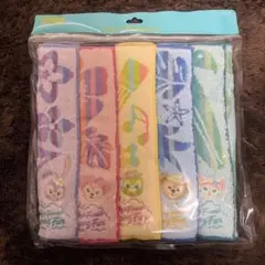ダッフィーアンドフレンズ　ミニタオル5枚セット