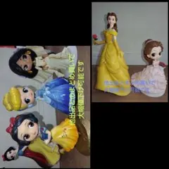 ディズニープリンセス　フィギュア　qposket まとめ売り