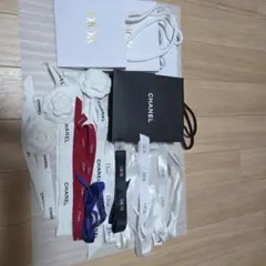 CHANEL DIOR など、リボン ショップ袋 いろいろセット