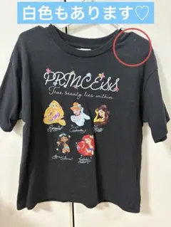 プリンセスキャラクターTシャツ ブラック
