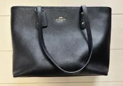 COACH ブラック トートバッグ A4