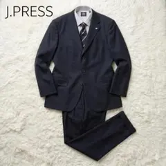 J.PRESS スーツ上下セット ウール混 チャコール 大きめ X3/144B