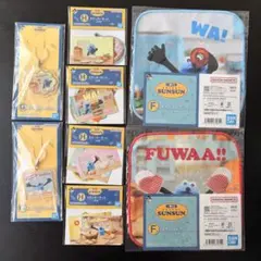 スンスン 一番くじ 8点セット　タオル&アクリルキーホルダー&ステッカー