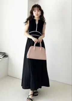 LILYBROWN ツイードジレニットワンピース - メルカリ