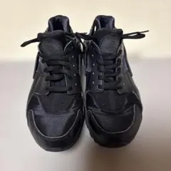 ナイキ エアハラチ スニーカー 24 トリプルブラック 厚底 ランニング