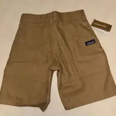 新品patagonia ベージュ ハーフパンツ