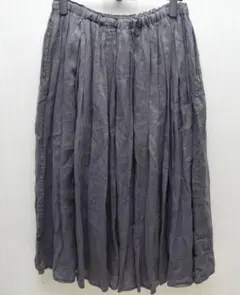 アラクリティー コロニー a+koloni ベルギーリネンギャザー スカート